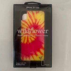 New Wildflower Tie Dye iPhone XR Case - never been used! Limited edition